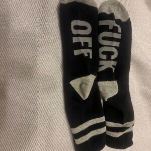 Black and Gray Men's Socks